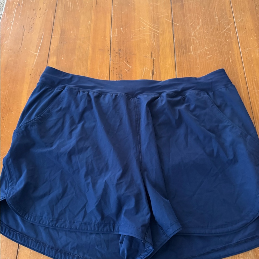 Lands' End Women's Navy Swim Coverup Shorts